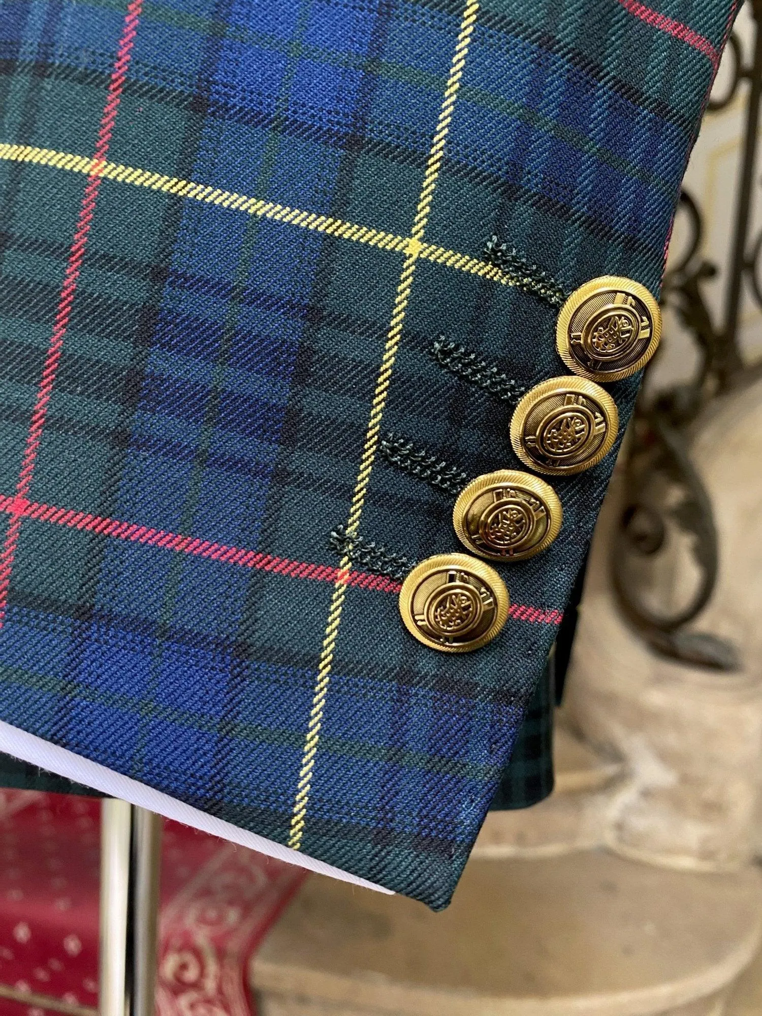 Veste Blazer Croisé Clan Avec Écusson - Image 3