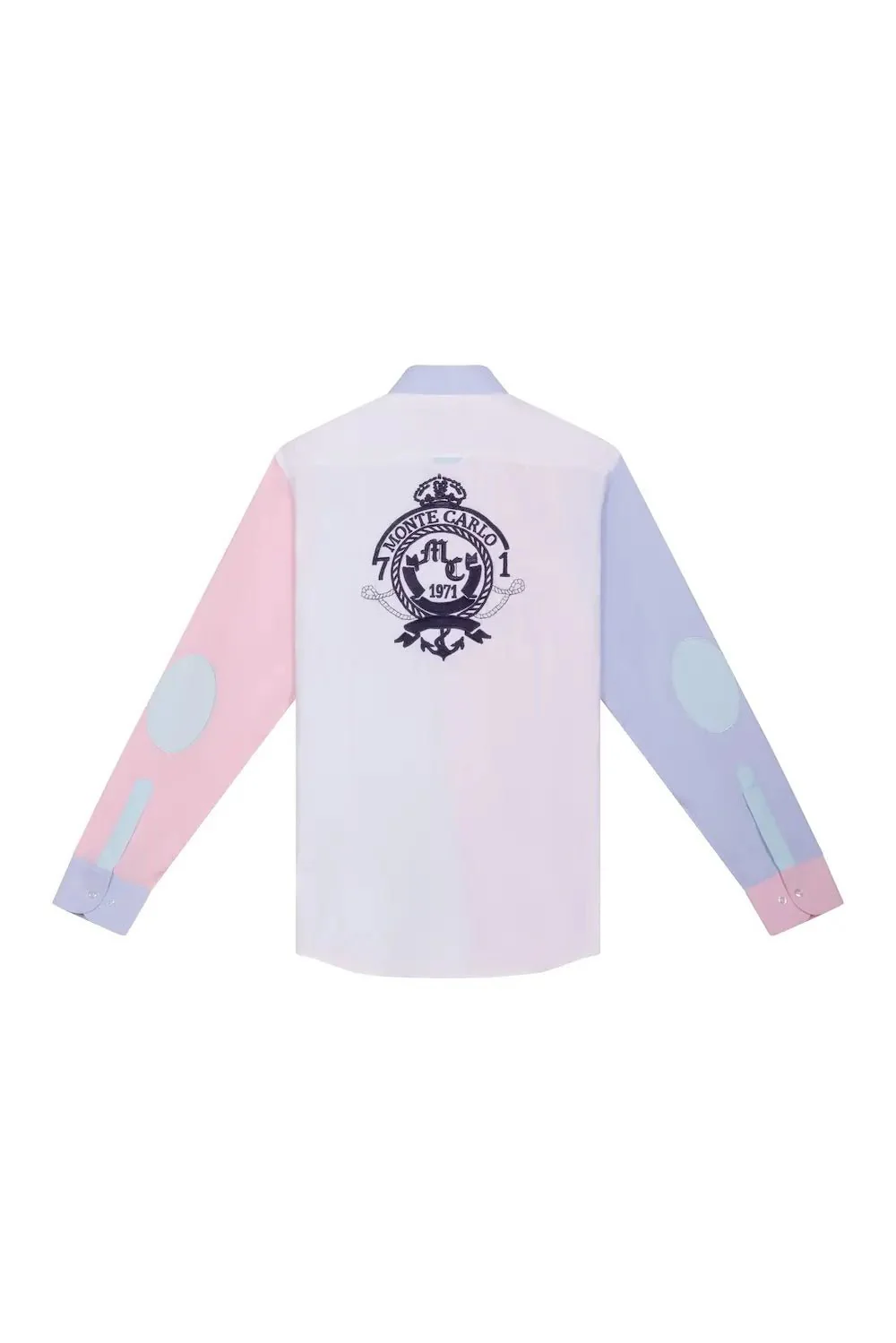 Chemise patchwork blanc - Image 4