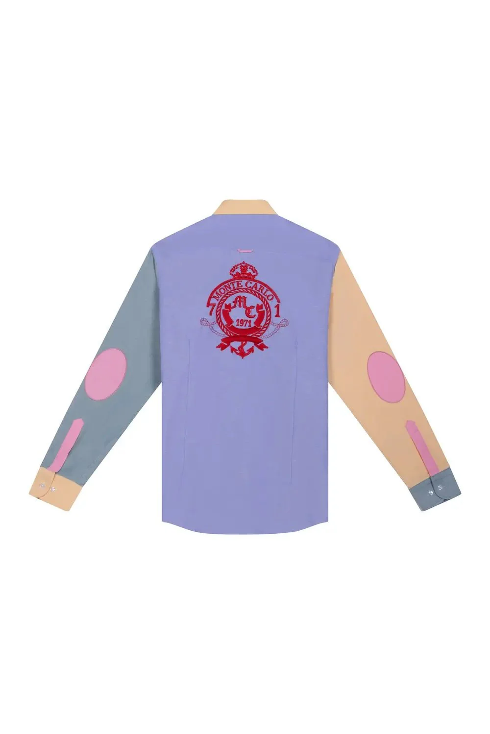 Chemise Patchwork Bleu Jeans - Image 4