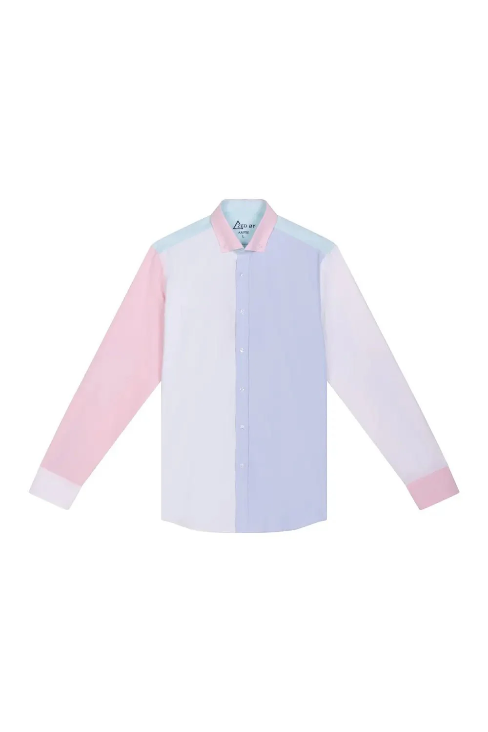 Chemise Patchwork Vert D'eau - Image 3