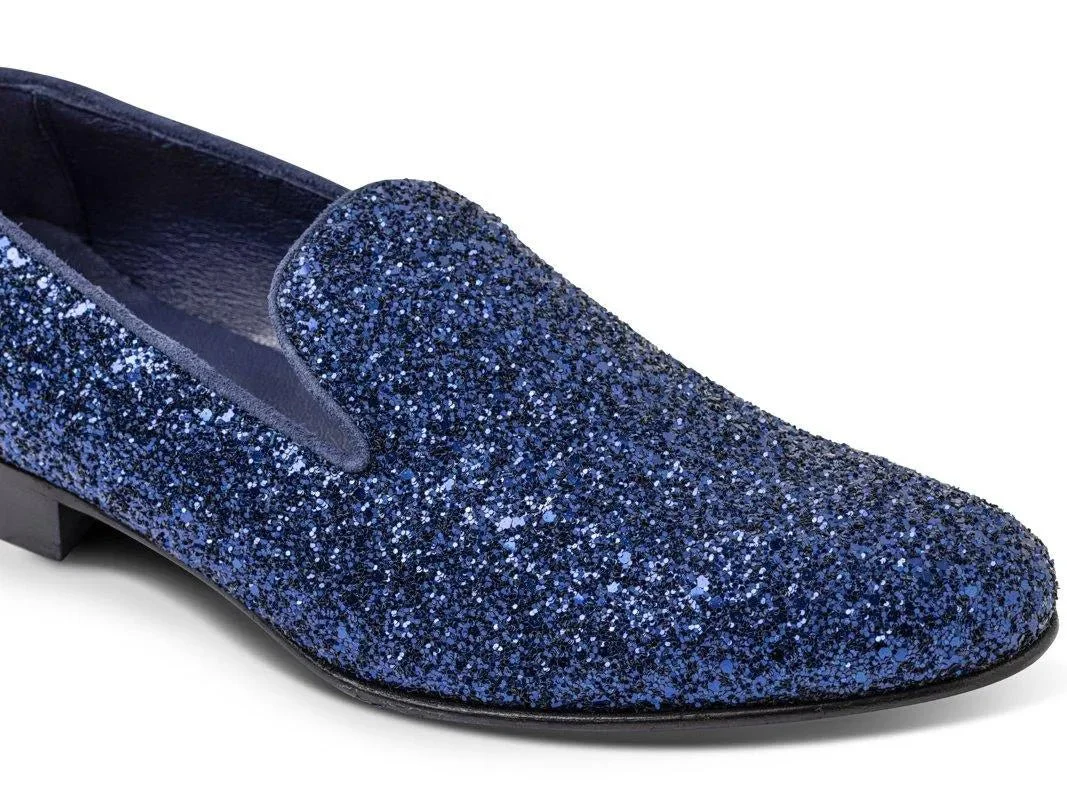 Chaussure Mocassin Cuir Bleu Marine VERSAILLES - Image 3