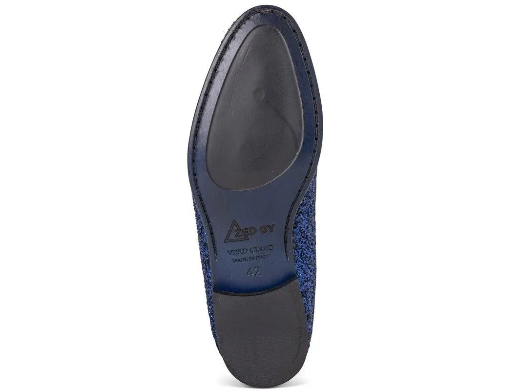 Chaussure Mocassin Cuir Bleu Marine VERSAILLES - Image 5