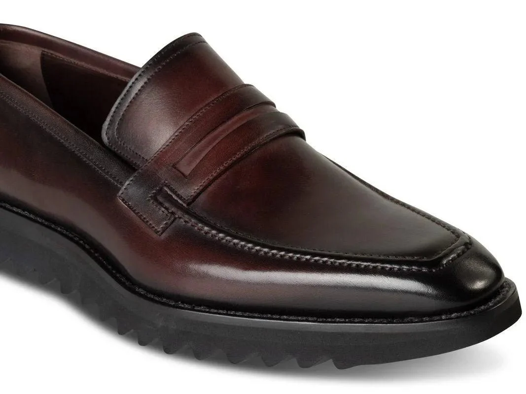 Chaussure Mocassin Cuir Bordeaux MONTPARNASSE - Image 3