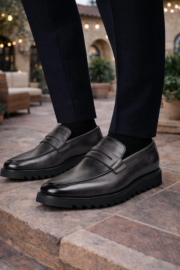 Chaussure Mocassin Cuir Noir MONTPARNASSE - Image 6