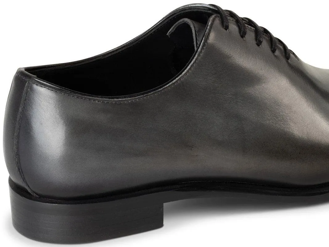Chaussure Richelieu Cuir Gris BROADWAY - Image 4
