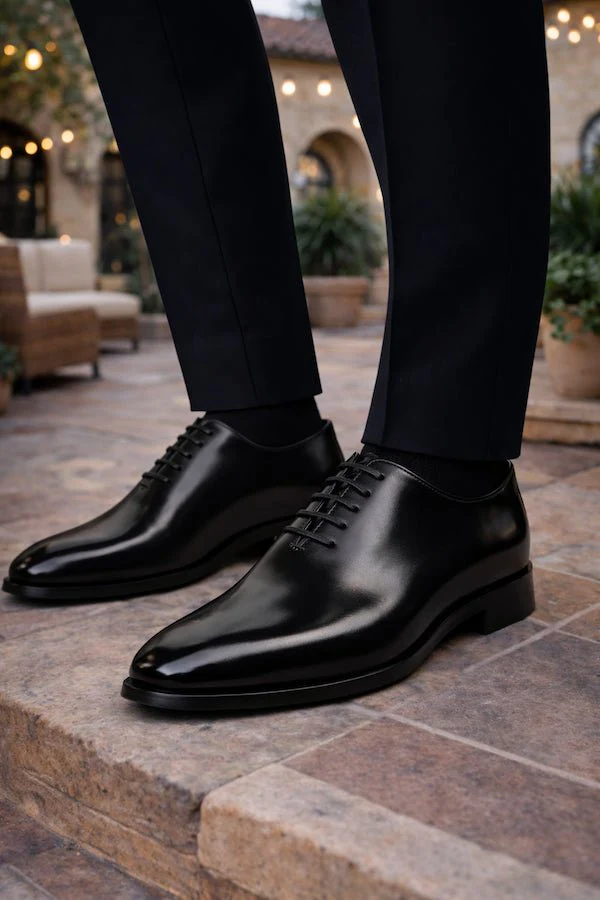 Chaussure Richelieu Cuir Noir BROADWAY - Image 6